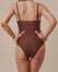 Plumping Balconette One-Piece - Hot Brown