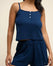 Pointelle Pajama Shorts - Midnight Blue