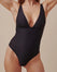 One-Piece Scarf Plunge - Dark