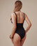 One-Piece Scarf Plunge - Dark